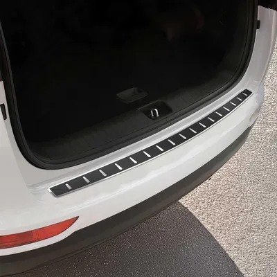 Produktbild von Ladekantenschutz Stoßstange für Kia Sportage 2015-2018 Chrom Kohlefaserfolien