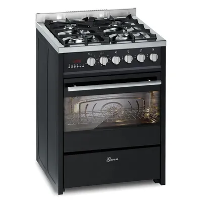 Produktbild von Gurari GCH E 610 BL Gas Elektro Standherd 60 cm Erdgas, Fl.Gas 4 Kw WOK, 60 L