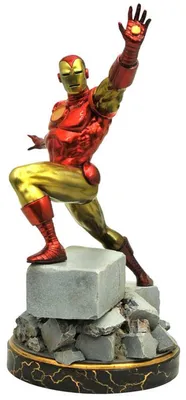 Imagen del producto de Estatua de la colección Marvel Premier de Diamond Select: Iron Man, versión clásica, 35 cm