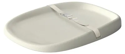 Produktbild von Wickeltisch mit Sicherheitsgurt und gepolstertem Boden