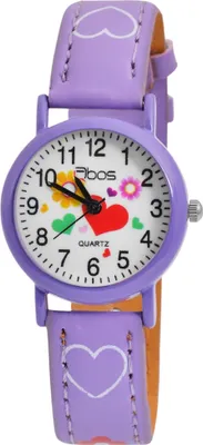 Produktbild von QBOS Kinderuhr mit Kunstlederionsarmband
