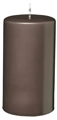 Produktbild von Flachkopf-Stumpenkerzen Mocca 100 x Ø 50 mm, 4 Stück