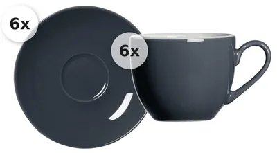 Produktbild von Espressotassen-Set 12 tlg. Doppio anthrazit