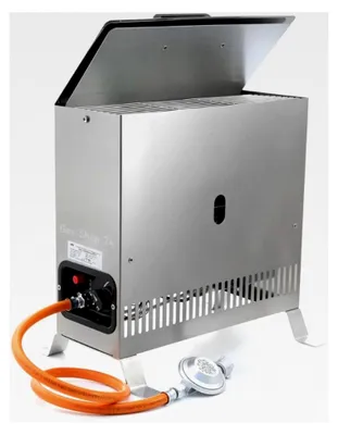 Produktbild von 2 kW Edelstahl Gewächshausheizung/Frostwächter mit Gasschlauch und Druckminderer
