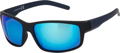 Produktbild von Uni Sonnenbrille Designer Sportlich Modern Urlaub Sommer Strand Damen Herren 30504 Blau