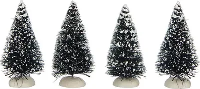 Produktbild von Weihnachtsfigur Borstenbaum mini 4er Set Luville