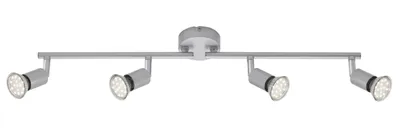 Produktbild von Briloner PICCO LED Deckenspot 4-flammig titanfarbig – schwenk- & drehbar, GU10, warmweiß