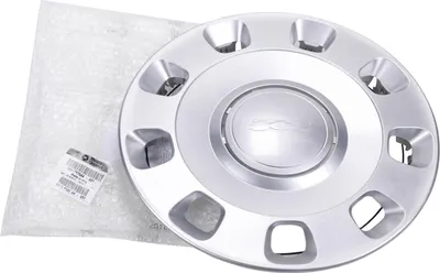 Immagine prodotto di Coprimozzo originale Fiat da 14 pollici argento Fiat 500 dal 2007 51787644