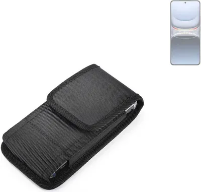 Produktbild von Holster Gürteltasche kompatibel mit Vivo iQOO 13 Holster Gürtel Tasche wasserabweisend Handy Hülle Schutz Hülle Outdoor schwarz K-S-Trade