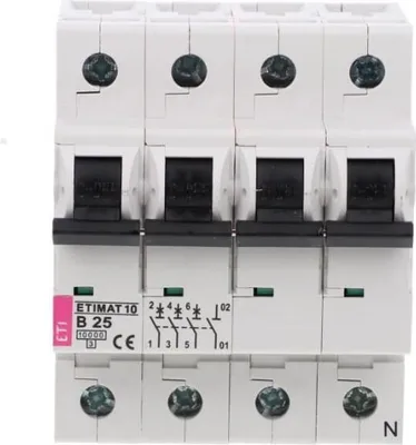Produktbild von Leitungsschutzschalter 3P+NB 25A 10kA AC ETIMAT10 002126718