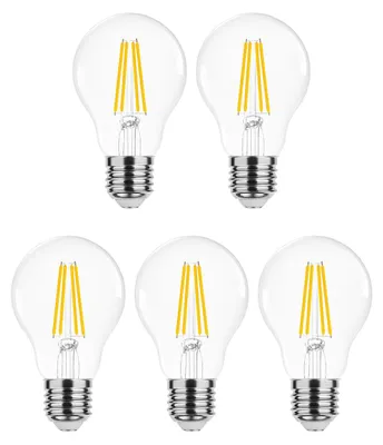 Produktbild von Modee E27 LED Filamentlampe A60 4W 470lm 4000K Neutralweiß 5 Stück