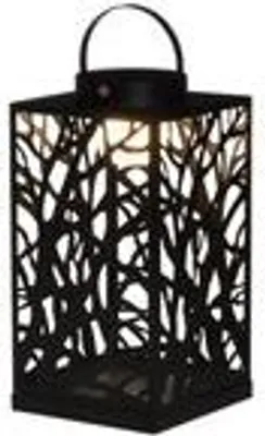 Obrázok produktu pre Ažurový LED lampáš, 38 cm, čierny