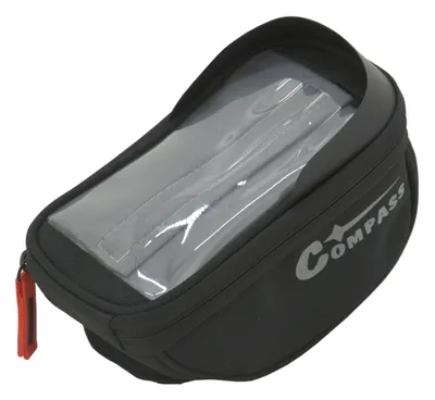 Immagine prodotto di Compass Bike 12035 - Borsa da bicicletta sopra il telaio e la forcella anteriore + TELEFONO 6,3"