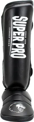 Image de Super Pro Protège-tibias "Protector", XS, noir-blanc