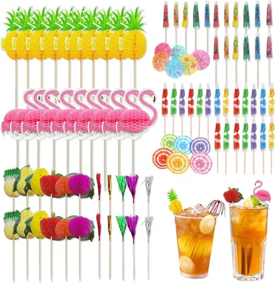 Produktbild von Cocktaildekoration – 6 verschiedene Cocktail-Accessoires