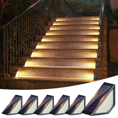 Image de Lampes solaires d'extérieur, étanches IP65, lot de 6 avec éclairage automatique