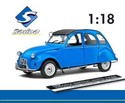 Zdjęcie produktu dla Solido Citroen 2CV6, Model samochodu miejskiego, Wstępnie zmontowany, 1:18, Citroën 2CV6, Każda płeć, Drzwi