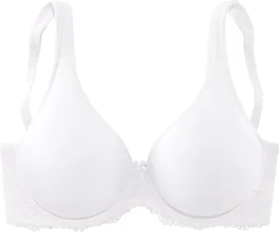 Produktbild von LASCANA T-Shirt-BH weiß Größe 100 Cup D
