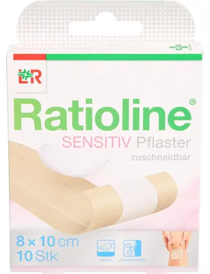 Produktbild von Ratioline Wundschnellverband 8 cm x 1 m, 1 St. Pflaster
