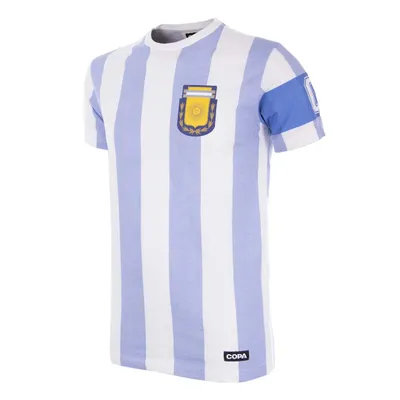 Produktbild von Argentinien Capitano T-Shirt - Weiss/Blau