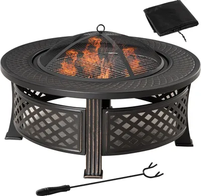 Obrázok produktu pre Ohnisko – 2 v 1 – Gril – Kempingový gril – Krb – Miesto na oheň