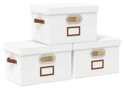 Productafbeelding van Set van 3 Opbergdozen met Deksel