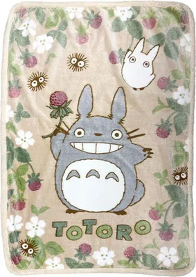 Produktbild von Mein Nachbar Totoro Decke Totoro Raspberry 100 x 140 cm