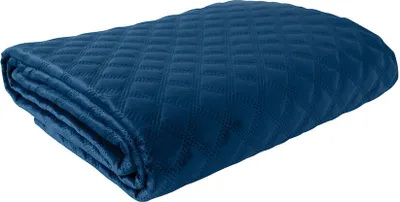 Produktbild von VELVI Dekorative Tagesdecke Marineblau Eleganz 170x210cm - Samtkomfort in Ihrem Schlafzimmer