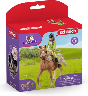 Produktbild von Schleich® Horse Club 42542 bewegliche Sarah & Mystery Spielfiguren-Set