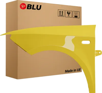 Image de BLU Aile Compatible avec Seat Ibiza (6J - IV 4. Generation) LS1A Gauche Gelb AmarilloCrono | 2008-2017 | Avant | Peint| Prêt à Monter | Acier