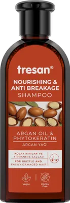 Image de Shampooing à l'argan pour cheveux abîmés Tresan Nourishing & Anti Breakage Shampoo 300 ml