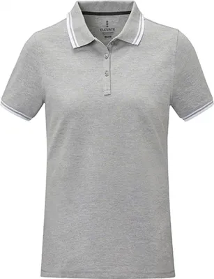 Produktbild von Elevate 38109 | LadiesŽ Amarago Polo XS bis 2XL - Farbe: Heather Grey - Größe: XS