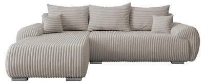 Produktbild von MIRJAN24 Ecksofa Ubo L, mit Schlaffunktion und Bettkasten, L-Form Sofa (Ambience 04, Ecksofa: Links)