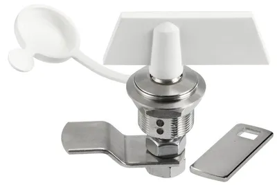 Zdjęcie produktu dla Zamek mosiężny chromowany pusty 15/38 mm Osculati 38.310.01
