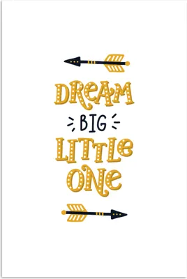 Produktbild von MuchoWow® Poster Träume - Zitate - Kind - Jungen - Mädchen - Baby - Kinder 60x90 cm - Wanddekoration