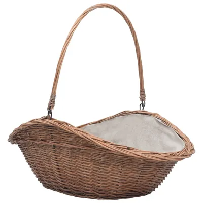 Produktbild von Holzkorb mit Tragegriff 60 x 44 x 55 cm Natur Weide