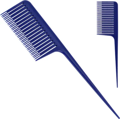Produktbild von Professioneller Haarfärbekamm mit blauer Teilungsskala