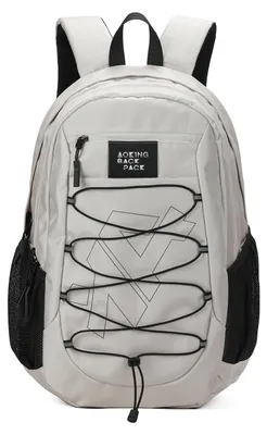 Image de Sac à dos Aoking Voron Plus Unie Polyester Noir avec Fermeture Éclair Black B UNICA 50x33x18 cm
