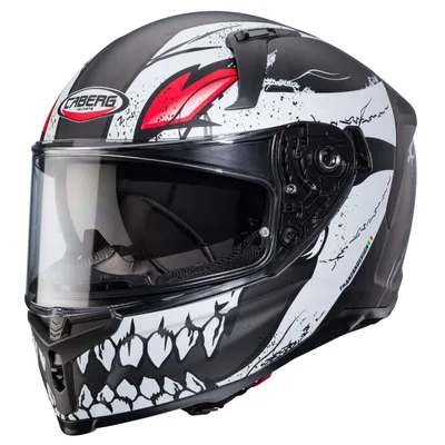 Immagine prodotto di Caberg Avalon X Punk casco integrale grigio opaco / nero rosso XL