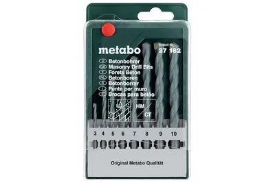 Produktbild von Metabo Beton-Bohrerkassette classic 8-teilig