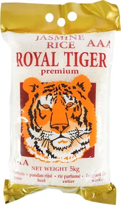 Produktbild von [ 5kg ] ROYAL TIGER Jasmin Duftreis / Jasmínová ryža, celá / Jasmínová ryža AAA