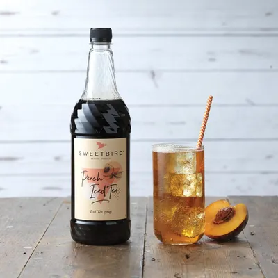 Produktbild von Sirup für Eistee Sweetbird Peach Iced Tea, 1 l