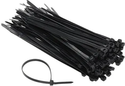Produktbild von Bradas TS1136200B Clip Schwarz 100 Stück(e)