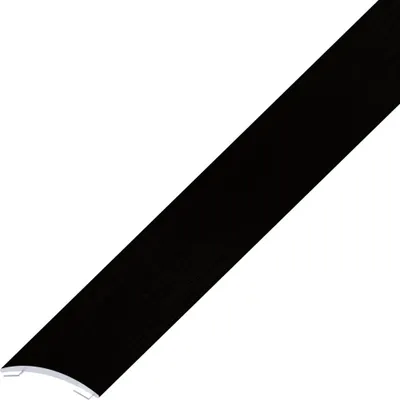 Produktbild von alfer Übergangsprofil 1 m, 30 x 5 mm Alu eloxiert gebürstet schwarz