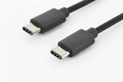 Immagine prodotto di DIGITUS USB 2.0 Anschlusskabel Typ C -C  St/St     1.8m,  sw