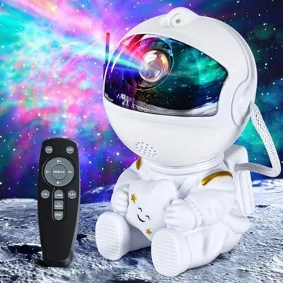 Zdjęcie produktu dla Obrotowa lampa z efektem gwiazd z 26 efektami świetlnymi i pilotem
