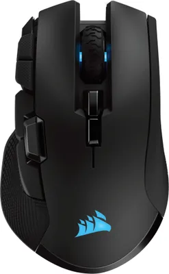 Obrázok produktu pre Corsair IRONCLAW RGB, Pravoruké, Optický, RF Wireless + Bluetooth + USB Type-A, 18000 DPI, Čierna