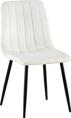 Produktbild von Stuhl HLO-CP39 Samt cremeweiß