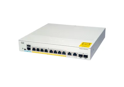Immagine prodotto di Cisco Catalyst C1000-8P-2G-L switch di rete Gestito L2 Gigabit Ethernet (10/100/1000) Supporto Power over Ethernet (PoE) Grigio