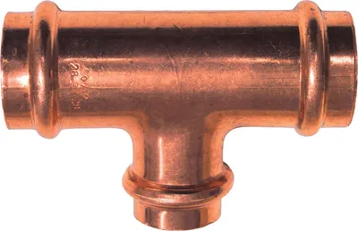 Produktbild von Cornat Press-T-Stück Kupfer, ø 28 mm - ø 22 mm